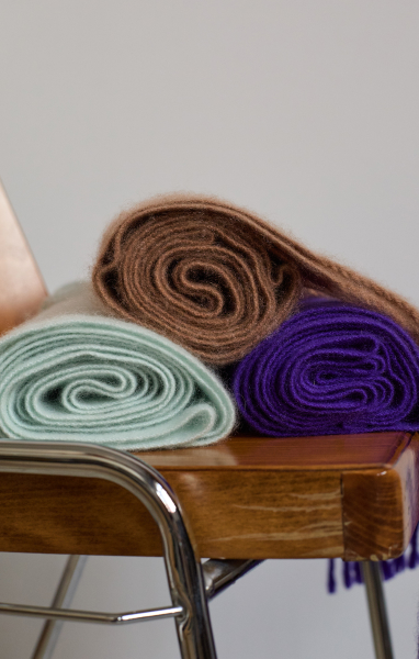 100 % cachemire brossé